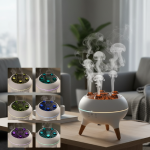 מכשיר אדים דקורטיבי מודרני לבן לשימוש בסלון