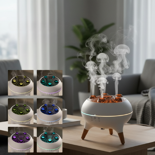 עיצוב ללא שם (34) מכשיר אדים דקורטיבי מודרני לבן לשימוש בסלון