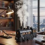 מכשיר אדים דקורטיבי רכבת קטר הרוגע 300 מ"ל