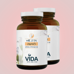 וידה K+ לאישה Vida K Plus - תוסף טבעי לאיזון הורמונלי וחיוניות