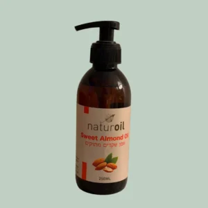 שמן שקדים טבעי עם משאבה לשימוש נוח – 250 מ”ל Nature Oil