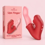 Lips Finger מבית TOYBOX, ויברטור ארנבון ורוד